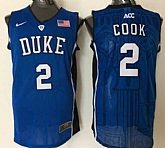 Duke Blue Devils #2 Quinn Cook Blue Basketball Stitched NCAA Jersey,baseball caps,new era cap wholesale,wholesale hats